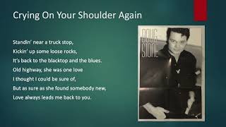 Doug Stone - Crying On Your Shoulder Again