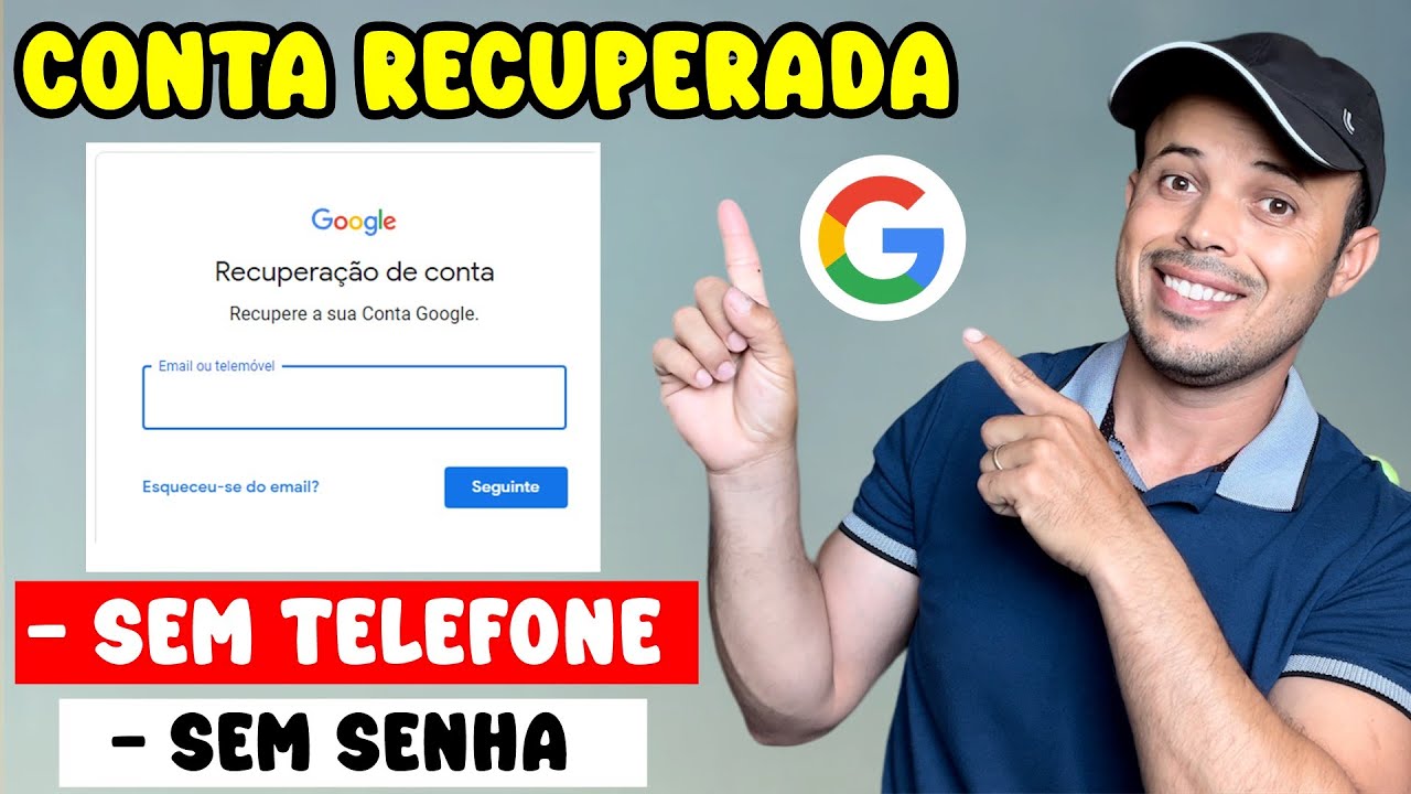 como recuperar conta do google ( SEM EMAIL, SEM SENHA E SEM NÚMERO ) ATUALIZADO!!