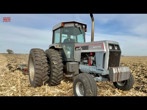 WHITE 195 Tractor Chisel Plowing