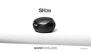 SHAD Vrchní kufr na motorku SH39 Karbon