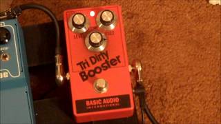 Video thumbnail for Basic Audio Tri-Dirty Booster Demo by ThePedalPimp