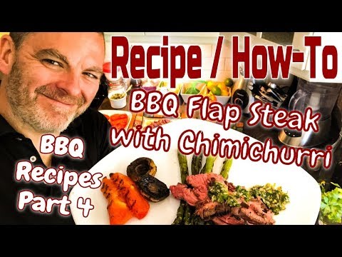 Gluten Free BBQ Flap Steak with Chimichurri Recipe