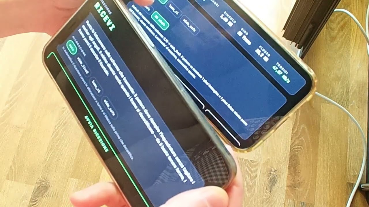 OMD — a file crossing between two devices as light