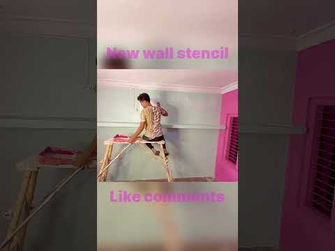 DIY home decor stencil allover stencil Painting Tech