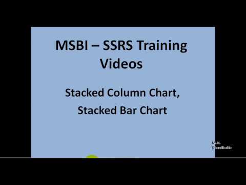 MSBI - SSRS - Stacked Column Chart, Stacked Bar Chart