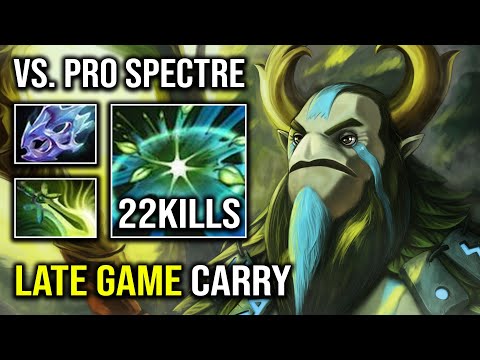 Even Late Game Spectre Is Not Match For this Nature Prophet with Full Right Click DPS Dota 2