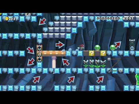♥少し難しいけど楽しめる♪爽快スピードラン♪ Speedrun♥ by A's/ズルニャン♪ - Super Mario Maker - No Commentary 1bq