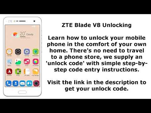 Unlock ZTE Blade V8 - SIM Network Unlock PIN