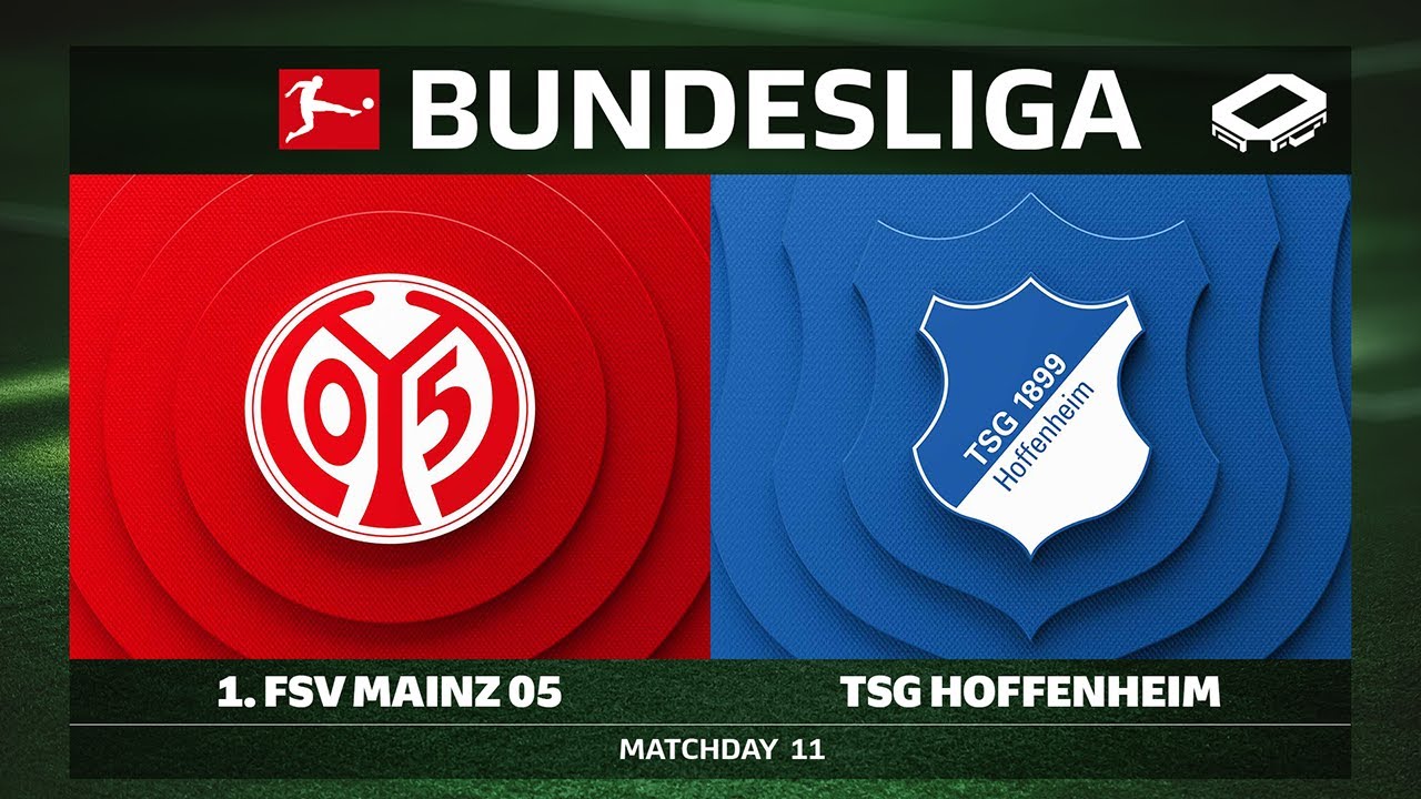 LIVE 🔴 1. FSV Mainz 05 vs. TSG Hoffenheim | Matchday 11 - Bundesliga 2025/26
