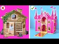 HOW TO BUILD BARBIE DREAM HOUSE💝 Rich VS Poor Challenge* Secret Tiny House By YayTime!