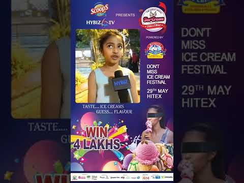 Ice Cream Lover Srinika about Ice Cream Tasting Challenge | Hybiz tv