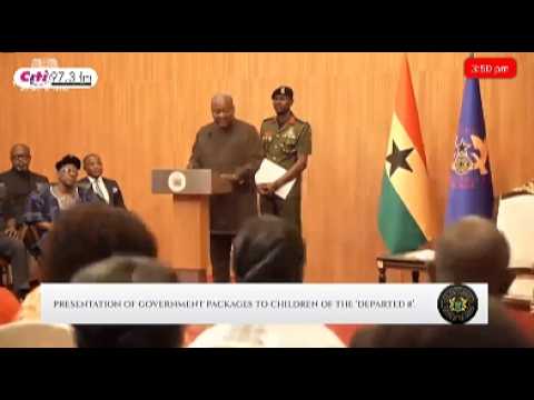 President Mahama Unveils Support Package for Children of August 6 Helicopter Crash Victims