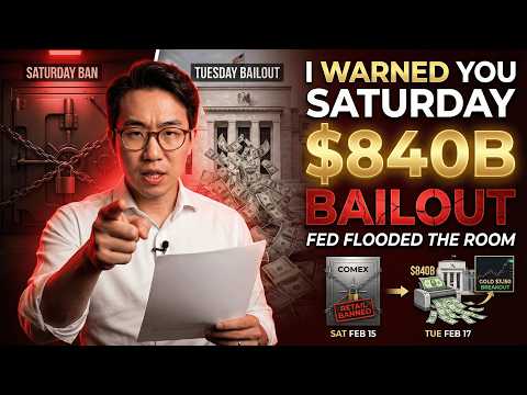 I CALLED IT: ComEx Ban Saturday, $840B Bailout Tuesday — Fed Flooded The Room (Gold $3,150)