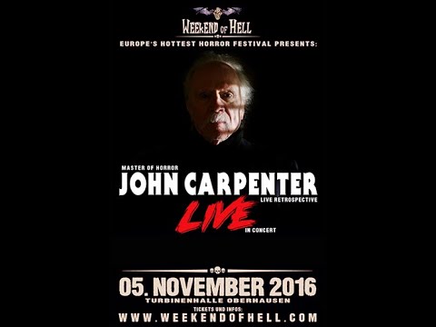John Carpenter Live 5.11.2016 Oberhausen Full Set