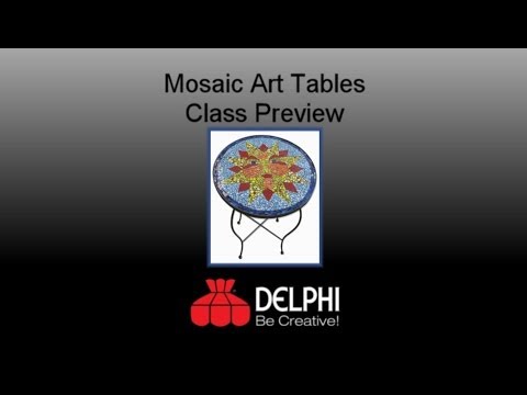 Mosaic Art Tables Preview | Delphi Glass