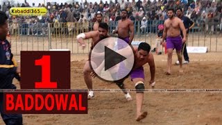 Baddowal (Ludhiana) Kabaddi Tournament 25  Jan 2015 Part 1 by Kabaddi365.com