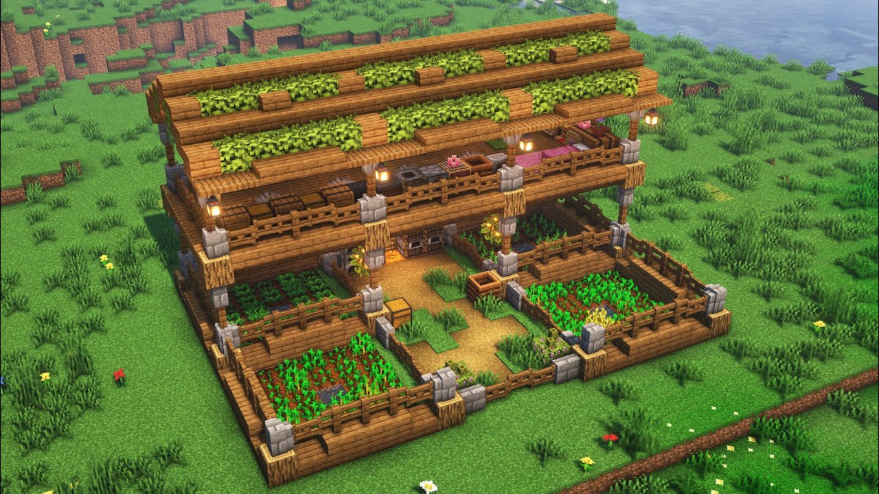 Minecraft: How To Build a Garden House for One or Two Players ...