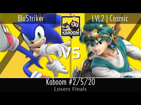 BluStriker (Sonic) vs LVL2 | Cosmic (Hero/Roy) - Losers Finals - Kaboom 2/5/20