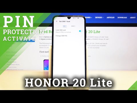 How to Set Up PIN on SIM Card on Honor 20 Lite – Enable PIN Protection