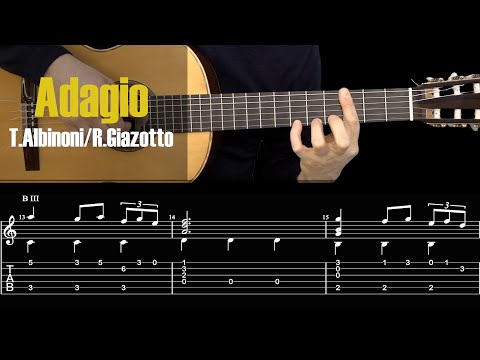 Adagio - Albinoni. Lesson + TAB