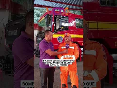 URGENTE 🚨 CAMARO É DESTRUÍDO POR INCÊNDIO EM TIMÓTEO! #Timóteo #Camaro #VOX97fm