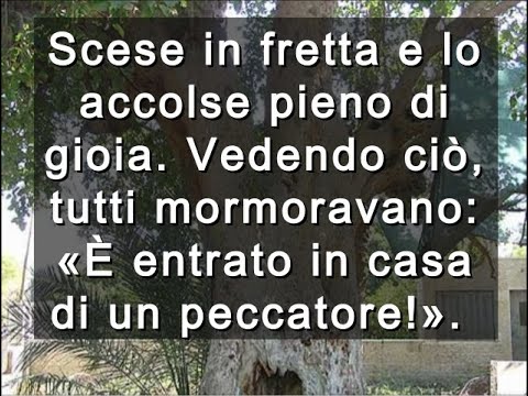 E' VENUTO PER CERCARE E SALVARE CIO' CHE ERA PERDUTO. pastore Giuseppe Di Iorio 220521 LUCA 19:1/10