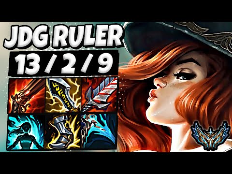 Miss Fortune vs Ezreal ADC [ JDG Ruler ] Korea Challenger Patch 14.13 ✅