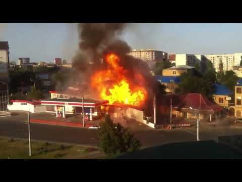 ВЗРЫВ ЗАПРАВКИ под Краснодаром.ПОЛНОЕ ВИДЕО. ВАСЮРИНСКАЯ АЗС. Есть пострадавшие