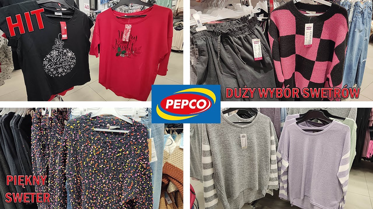 Watch NOWY PRZEGLĄD UBRAŃ W PEPCO - TANIE FAJNE SWETRY I NIE TYLKO - DUŻE ROZMIARY now NOWY PRZEGLĄD UBRAŃ W PEPCO - TANIE FAJNE SWETRY I NIE TYLKO - DUŻE ROZMIARY