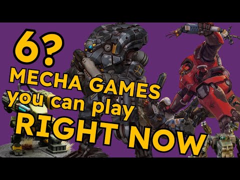 SIX! (6?) Mecha TABLETOP WARGAMES that YOU CAN PLAY