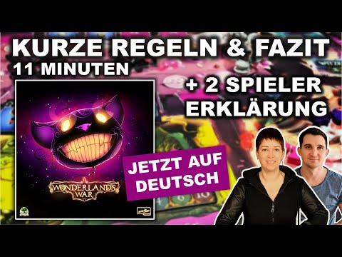 Wonderlands War Regeln Mirakulus  Regelerklärung + Fazit Review Brettspiel Brettspielgarde