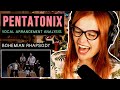PENTATONIX - 'Bohemian Rhapsody' Vocal Coach Analysis & Reaction