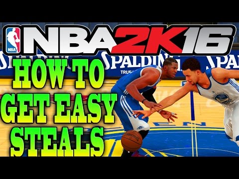NBA 2K16 Tips & Tricks - HOW TO GET EASY STEALS IN NBA 2K16!