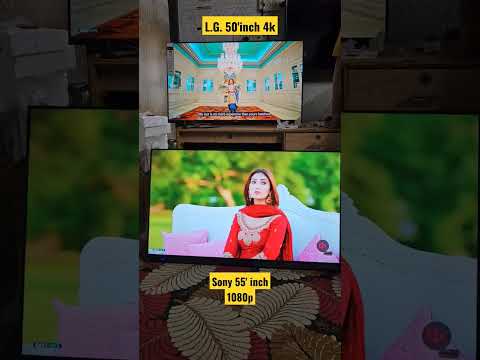 LG vs Sony LED quality difference 👌😍 #shorts