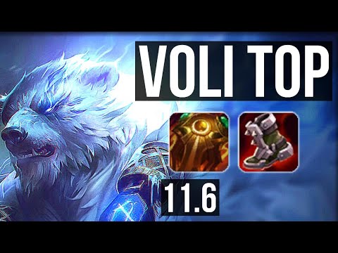 VOLIBEAR vs SION (TOP) (DEFEAT) | 6 solo kills, 400+ games | EUW Diamond | v11.6
