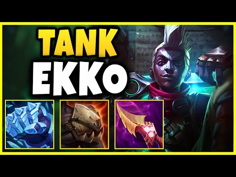 Tank Ekko Top Is Back! Split Push Menace That you can't 1v1 Season 12 - League of Legends