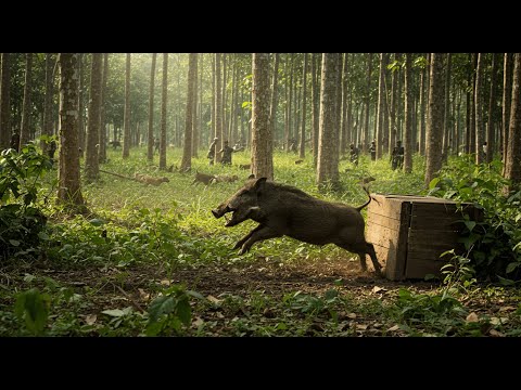 Insane Wild Boar Chase in the Indonesian Jungle!