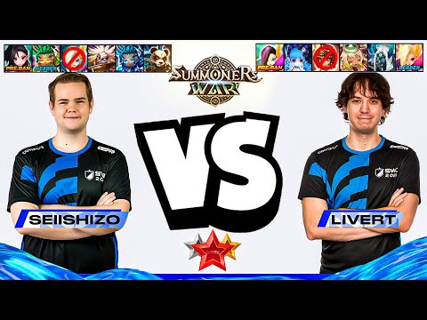 SEIISHIZO vs LIVERT. SWC2022 Europe Preliminary Day 2 (BO3) - Summoners War