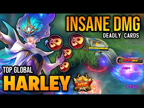 HARLEY BEST BUILD 2022 | TOP GLOBAL HARLEY GAMEPLAY | MOBILE LEGENDS✓