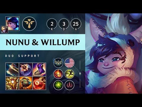Nunu & Willump Support vs Karma - NA Challenger Patch 25.S1.2
