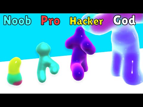 NOOB vs PRO vs HACKER vs GOD - Blob Runner 3D
