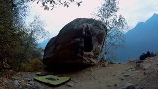 Video thumbnail of Problem 6.1A (Filo a sbalzo), 5+. Cresciano