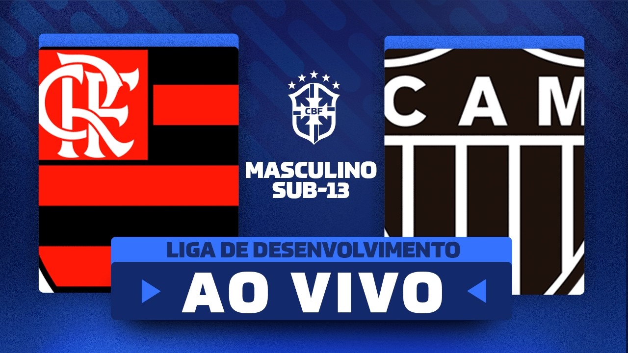 AO VIVO COM IMAGENS: FLAMENGO x ATLÉTICO-MG | LIGA DE DESENVOLVIMENTO MASCULINA SUB-13