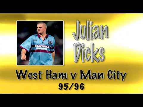 JULIAN DICKS - West Ham v Man City, 95/96 | Retro Goal
