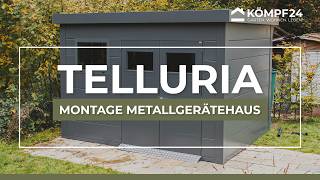 Metallgerätehaus Aufbau | Telluria Classico 3930+ | Schritt für Schritt
