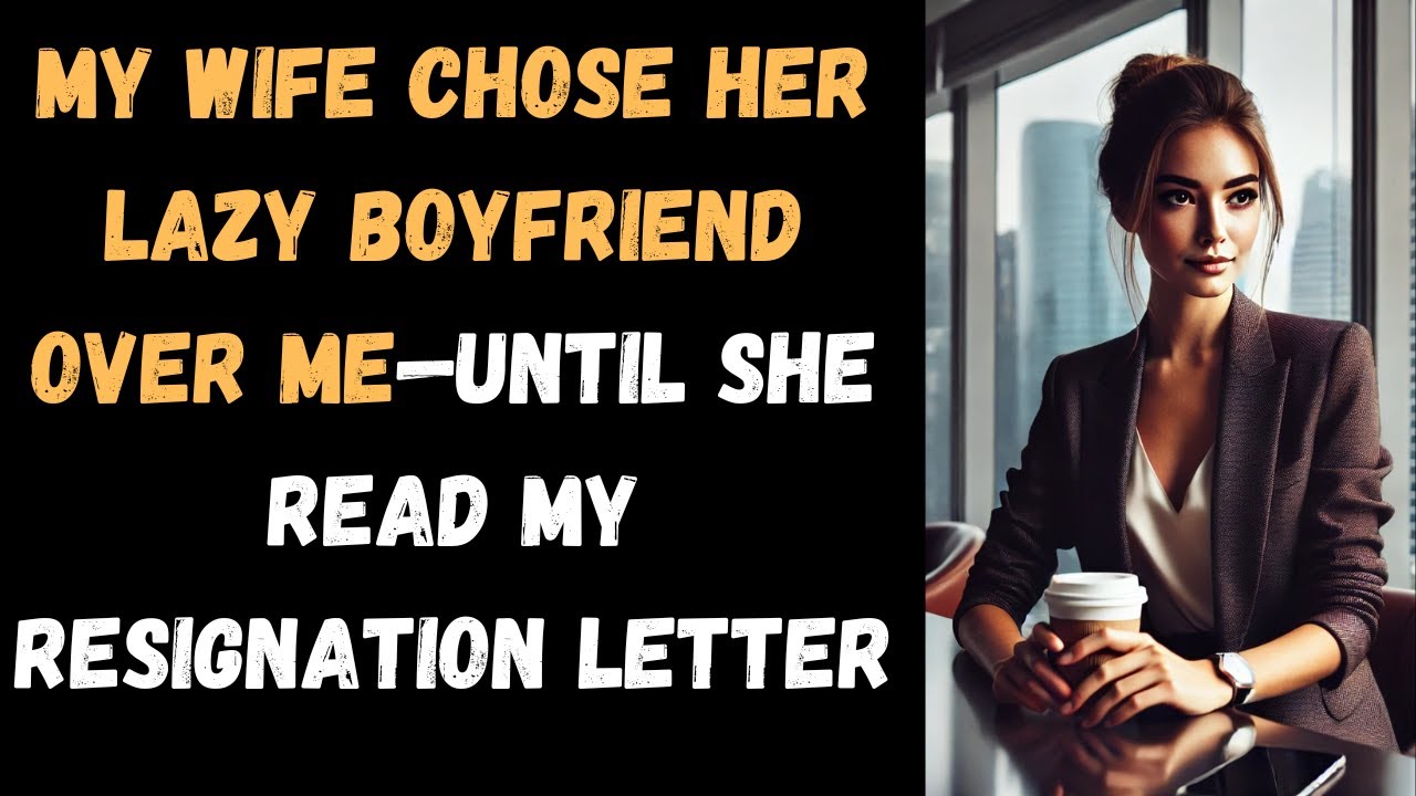 My Wife Chose Her Lazy Boyfriend Over Me—Until She Read My Resignation Letter