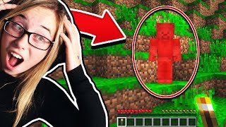 GIRLFRIEND FINDS RED STEVE IN MINECRAFT!