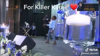 Retha rsa dancing for Killer kau at the funeral
