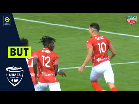 But Zinedine FERHAT (87' - NÎMES OLYMPIQUE) NÎMES OLYMPIQUE - RC LENS (1-1) 20/21