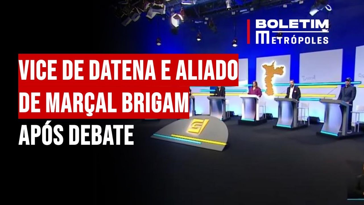 Vice de Datena e aliado de Marçal brigam após debate